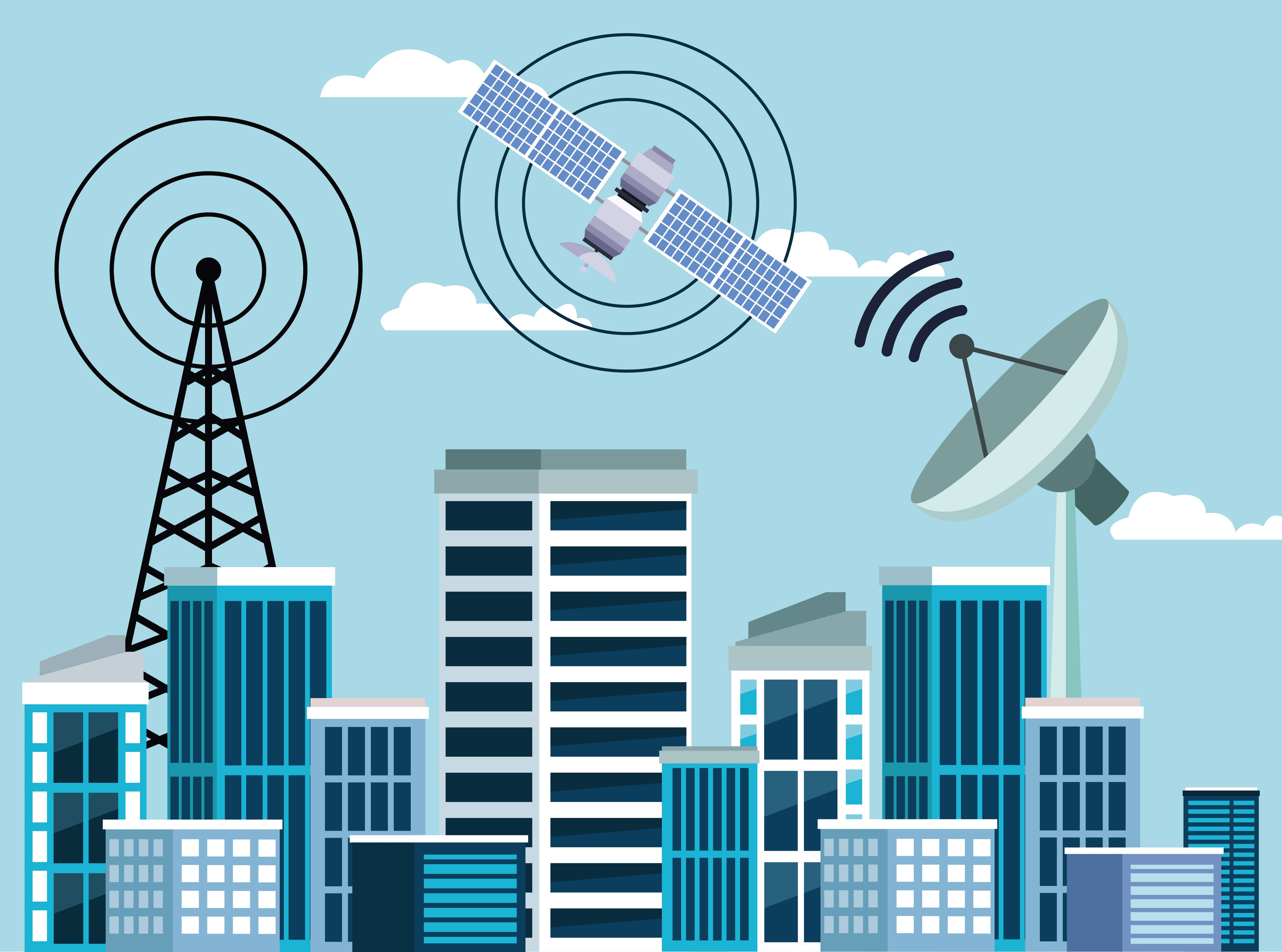 How we transmit signals over very long distance? 1