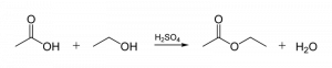 Explain the presence of carboxylic acid and esters in food items? 2